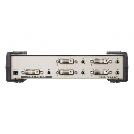 Multiplicator ATEN 4-Port DVI/Audio Splitter VS164-AT-G