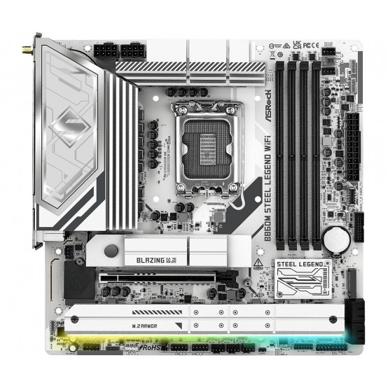 Placa de baza ASRock B860M Steel Legend WiFi 90-MXBQF0-A0UAYZ