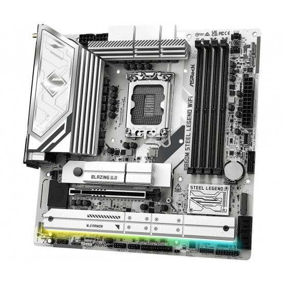 Placa de baza ASRock B860M Steel Legend WiFi 90-MXBQF0-A0UAYZ