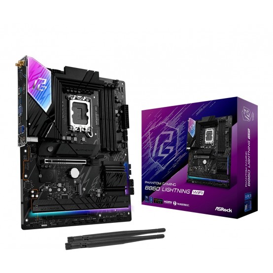 Placa de baza ASRock B860 Lightning WiFi 90-MXBR2-A0UAYZ