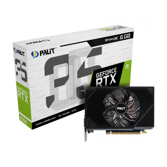 Placa video Palit GeForce RTX 3050 StormX 6GB NE63050018JE-1070F