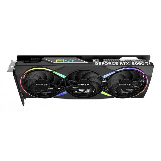 Placa video PNY GeForce RTX 5060 Ti 8GB EPIC-X RGB™ Overclocked Triple Fan VCG5060T8TFXXPB1-O