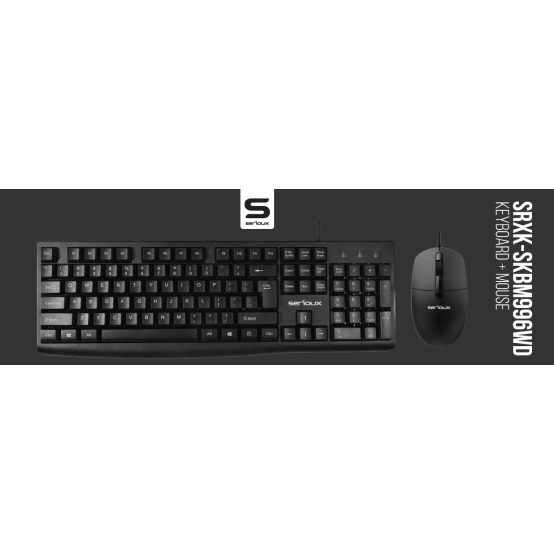 Tastatura Serioux  SRXK-SKBM996WD