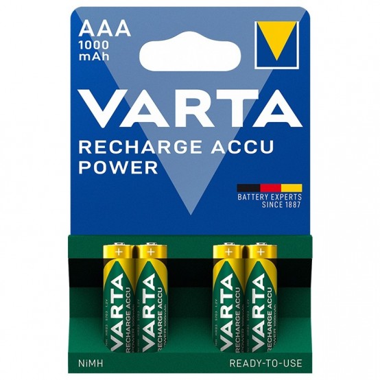 Acumulator Varta AAA 1000mAh Blister 4 buc 05703 301 404
