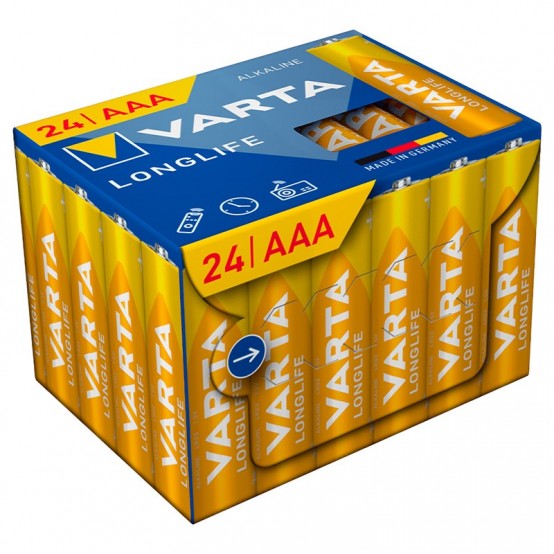 Baterie Varta LONGLIFE LR03 Blister 24 buc 04103 301 124