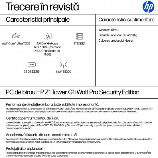 Calculator brand HP Z1 Tower G1i Worksation CM3T3ET
