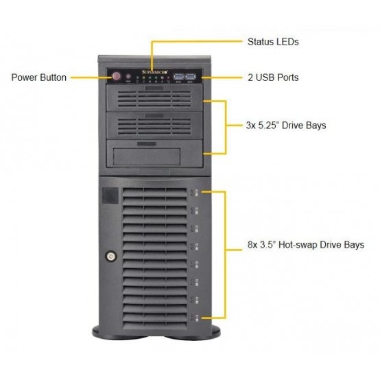 Calculator brand Supermicro SuperWorkstation 7049A-T SYS-7049A-T
