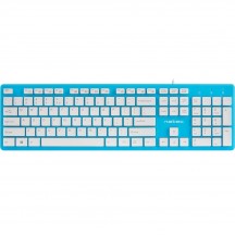 Tastatura Natec Discus Slim blue-white NKL-1183