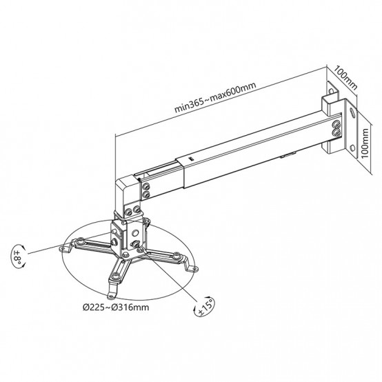 Suport Cabletech  UCH0148