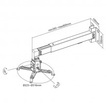 Suport Cabletech  UCH0148