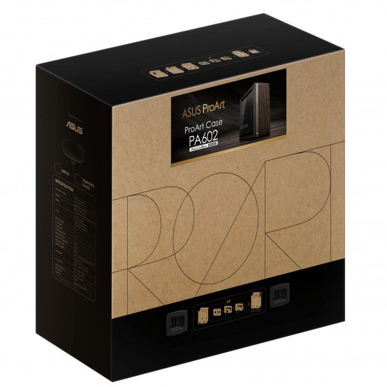 Carcasa ASUS ProArt PA602 Wood Edition Modern Black 90DC00J0-B09030