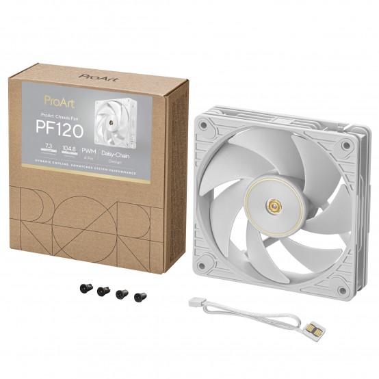 Ventilator ASUS ProArt PF120 White Single Pack 90DA00M3-B09000