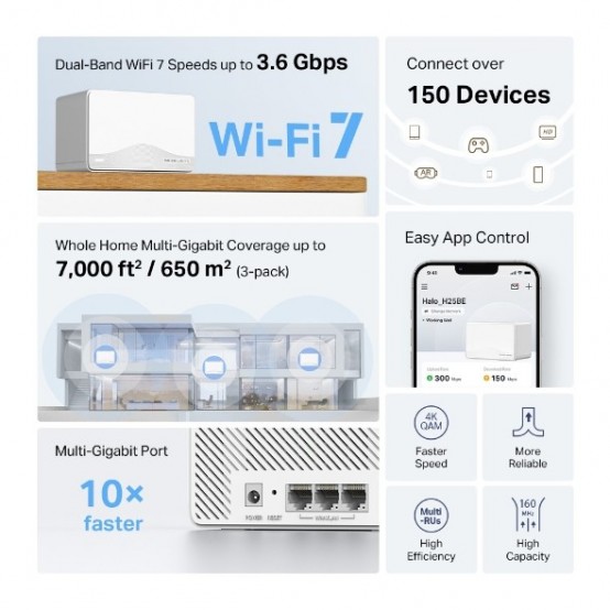 Router Mercusys  Halo H25BE (3-pack)