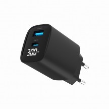 Alimentator Gembird  TA-UC-PDQC30LCD-BK-01
