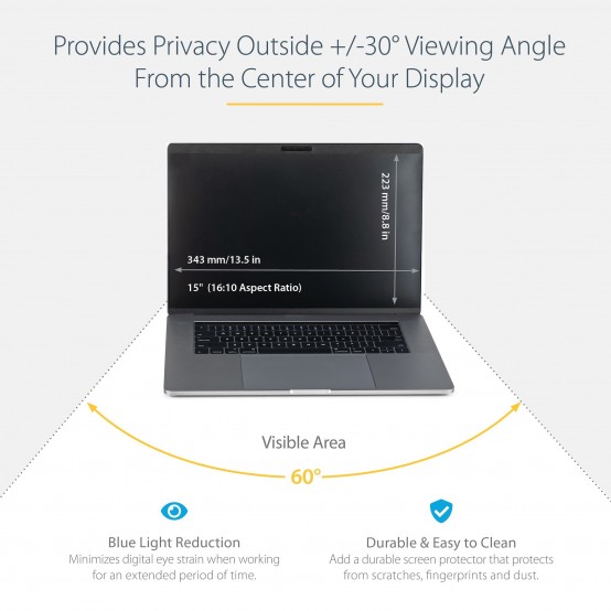 Filtru de confidentialitate StarTech.com  PRIVSCNMAC15