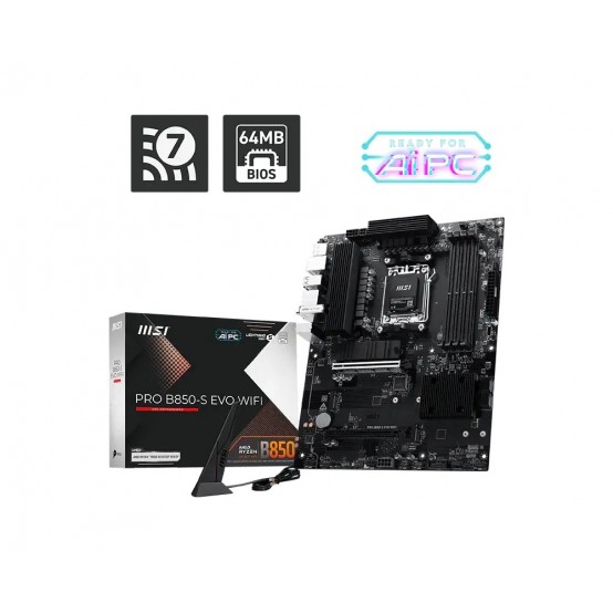 Placa de baza MSI  PRO B850-S EVO WIFI