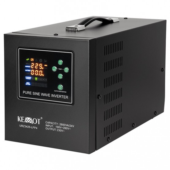 UPS Kemot Centrale termice sinus pur 2600VA/1800W 24V URZ3429-LFP4