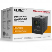 UPS Kemot Centrale termice sinus pur 2600VA/1800W 24V URZ3429-LFP4