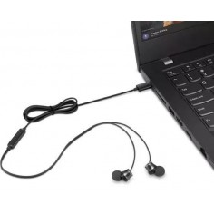 Casca Lenovo USB-C Wired In-Ear Headphones 4XD1J77351