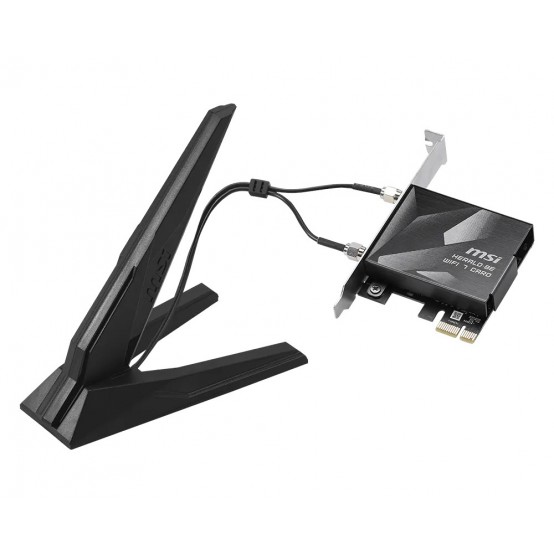 Placa de retea MSI  HERALD BE9400 WiFi 7 PCIe Card