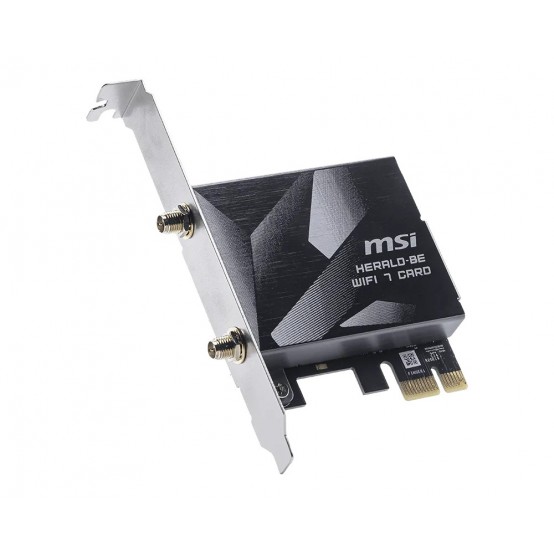 Placa de retea MSI  HERALD BE9400 WiFi 7 PCIe Card
