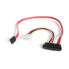 Cablu StarTech.com 18in SAS 29 Pin to SATA Cable with LP4 Power SAS729PW18 2