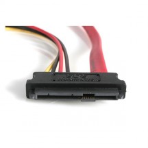 Cablu StarTech.com 18in SAS 29 Pin to SATA Cable with LP4 Power SAS729PW18