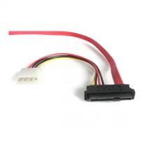 Cablu StarTech.com 18in SAS 29 Pin to SATA Cable with LP4 Power SAS729PW18