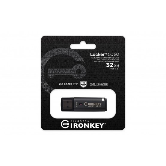 Memorie flash USB Kingston IronKey Locker+ 50 G2 IKLP50G2/32GB