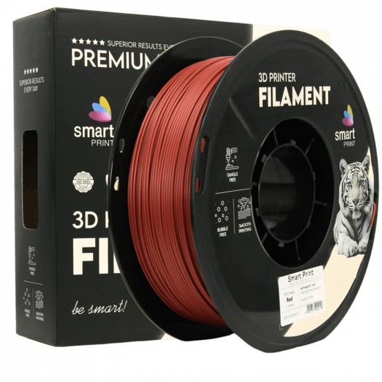 Consumabil Professional LAB Filament 3D PETG 1.75mm PETG MATTE RED | SMART PRINT