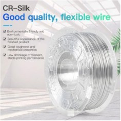Consumabil Creality Filament 3D PLA 1.75mm CR-SILK WHITE