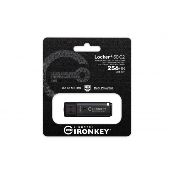 Memorie flash USB Kingston IronKey Locker+ 50 G2 IKLP50G2/256GB
