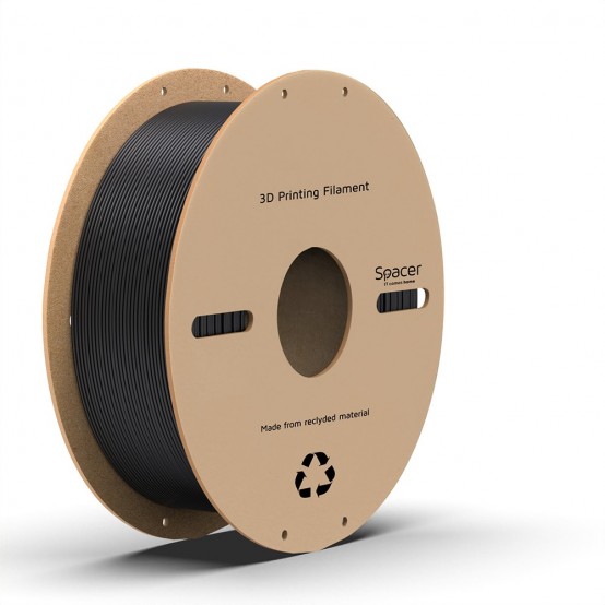 Consumabil Spacer Filament 3D PLA 1.75mm SPPF-3DP-PLA1.75-01-BK