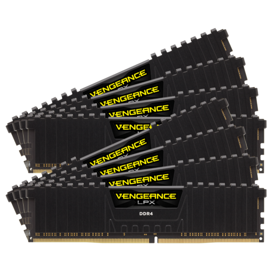 Memorie Corsair Vengeance LPX Black CMK256GX4M8D3600C18