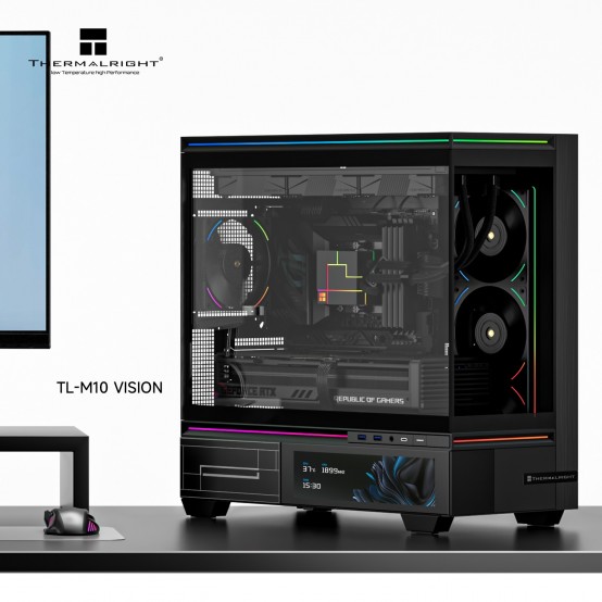 Carcasa Thermalright  TL-M10 Vision Black FAN4-C