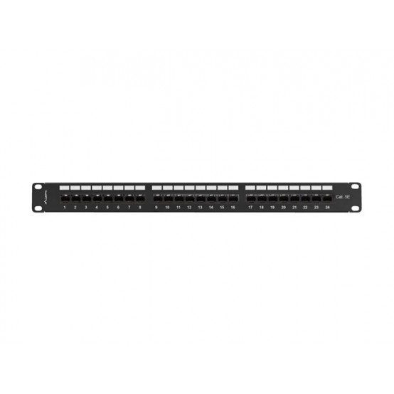 Patch panel Lanberg  PPU5-1124-B