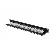 Patch panel Lanberg  PPU5-1124-B