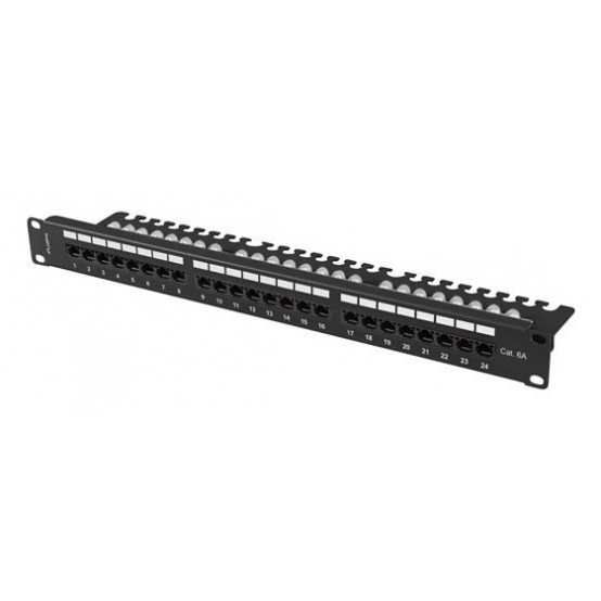 Patch panel Lanberg  PPUA-1124-B