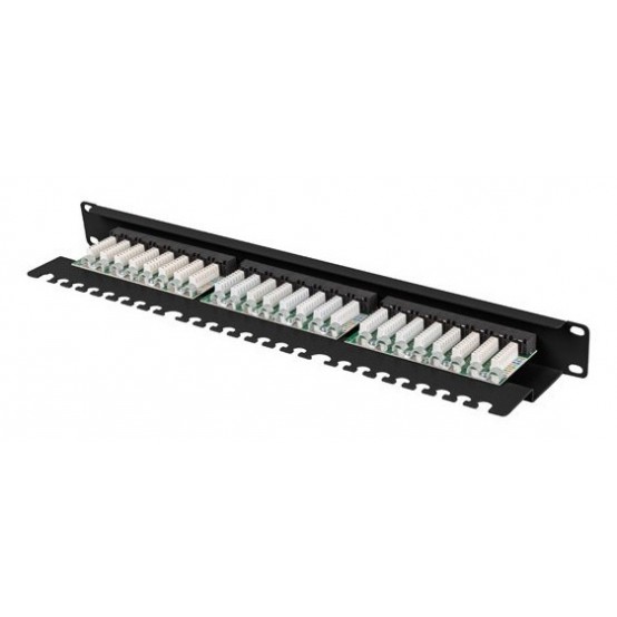 Patch panel Lanberg  PPUA-1124-B