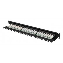 Patch panel Lanberg  PPUA-1124-B