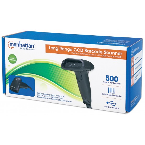 Scanner Manhattan Long Range CCD Barcode Scanner 177672