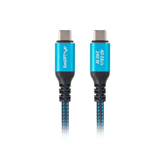 Cablu Lanberg  CA-CMCM-45CU-0020-BK