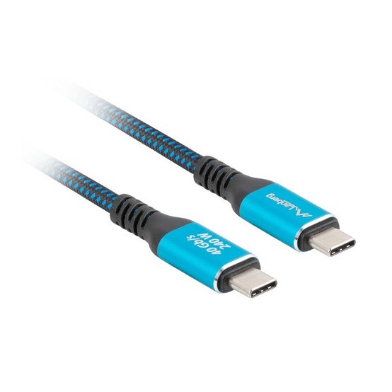Cablu Lanberg  CA-CMCM-45CU-0020-BK