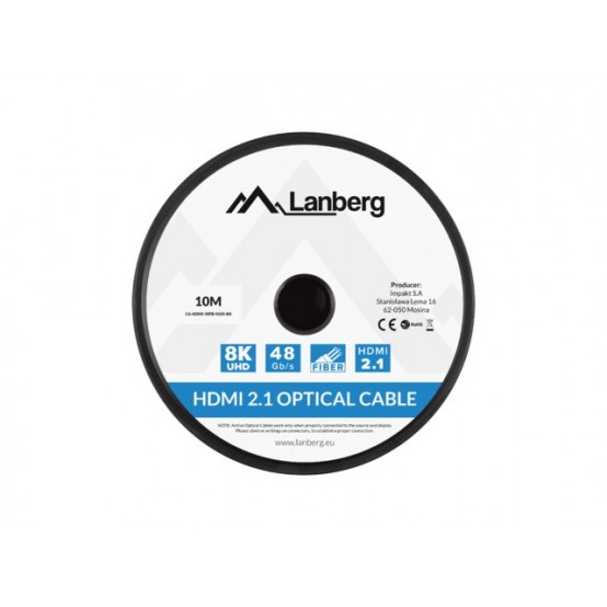 Cablu Lanberg  CA-HDMI-30FB-0100-BK