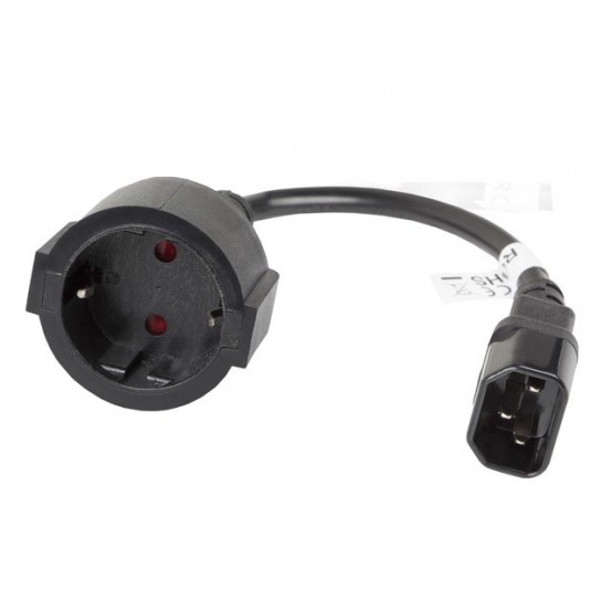 Cablu Lanberg  CA-C14E-10CC-0018-BK