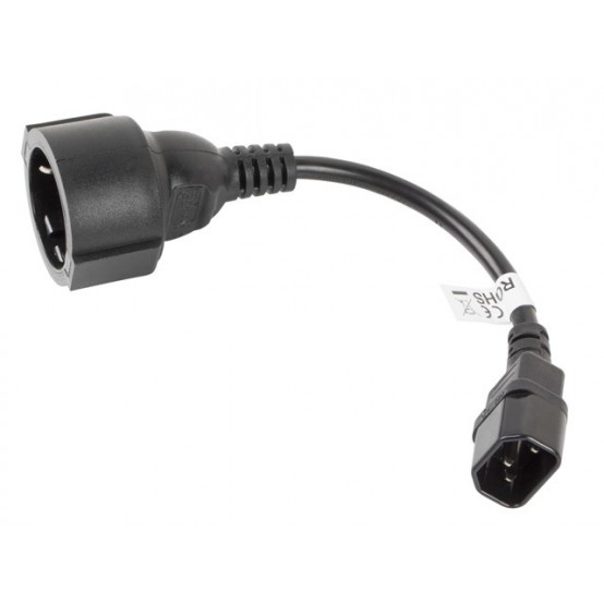 Cablu Lanberg  CA-C14E-10CC-0018-BK