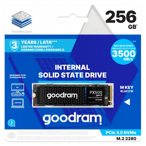SSD GoodRAM  SSDPR-PX500-256-80-G3