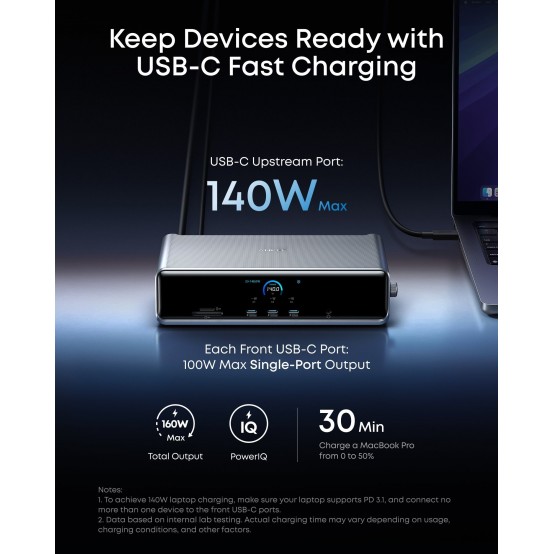 Docking Station Anker Prime 14-in-1 A83B33A1