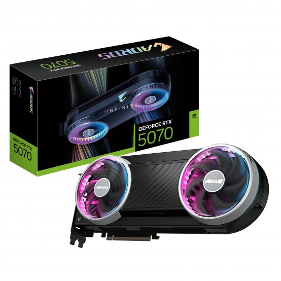 Placa video GigaByte AORUS GeForce RTX 5070 INFINITY 12G GV-N5070AORUS IF-12GD
