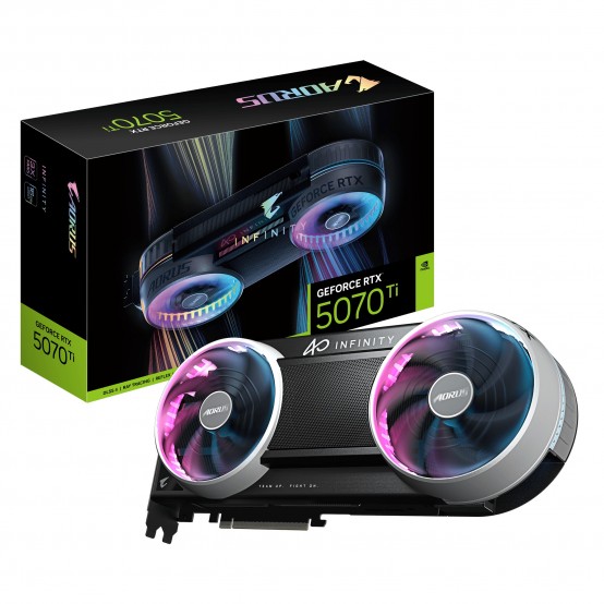 Placa video GigaByte AORUS GeForce RTX 5070 Ti INFINITY 16G GV-N507TAORUS IF-16GD